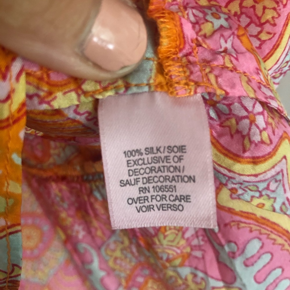Calypso silk Top - Picture 2 of 3
